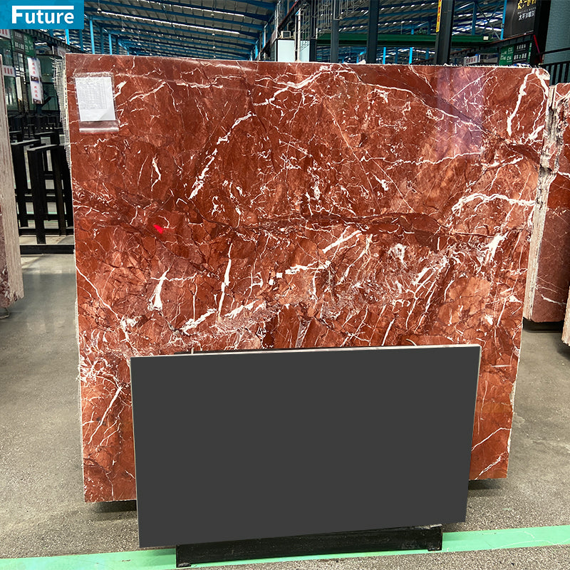 Athens red marble Natural Stone slab tile coffee table tiles and marbles stone dining table sets marble