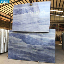 Load image into Gallery viewer, BrazilIan Sapphire marble Natural Stone Chinese marble slab tile floor marble table dining table set floor tiles background
